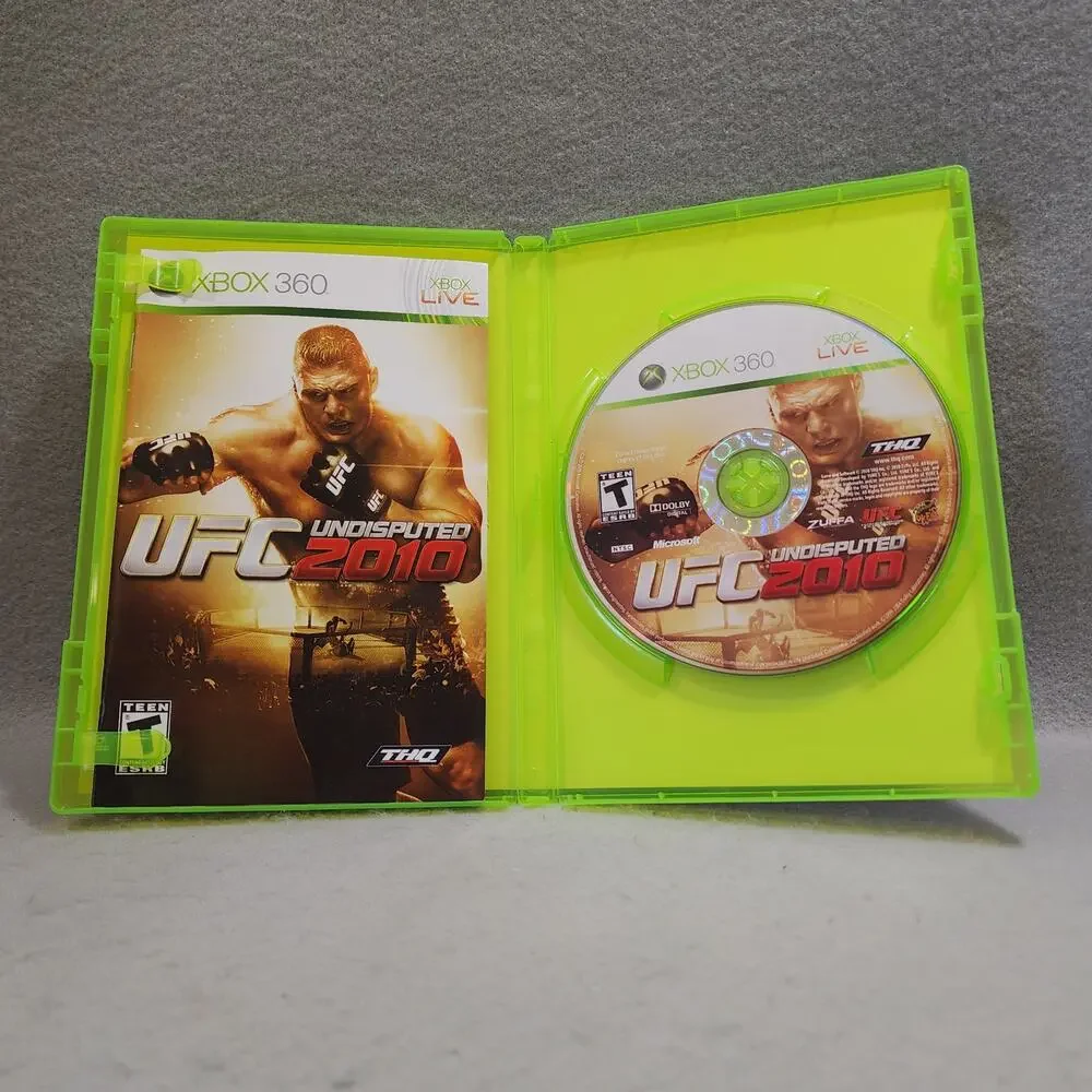 UFC UNDISPUTED 2010 XBox 360 (2010) Complete With Manual Untested